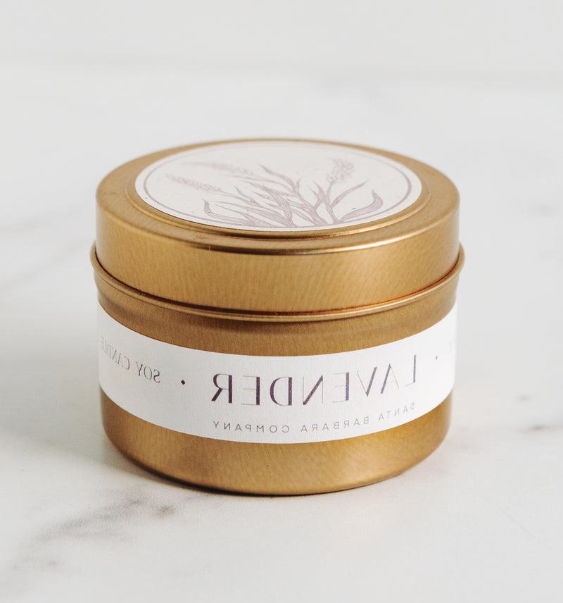 Lavender Soy Candle | Travel Size | Gold Tin